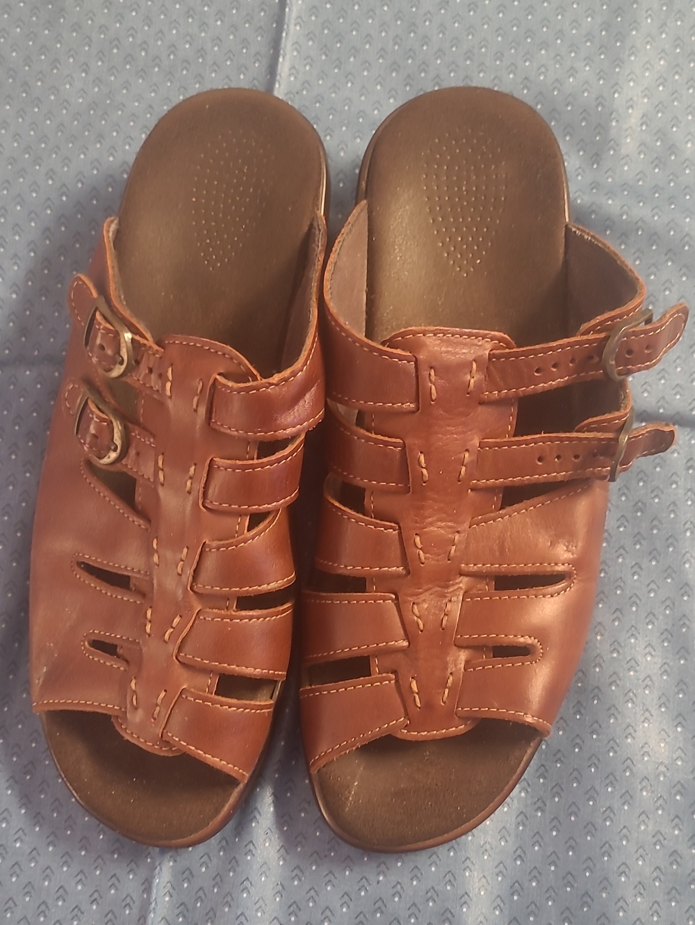 SAS Brown Tripad Comfort Embossed Insole